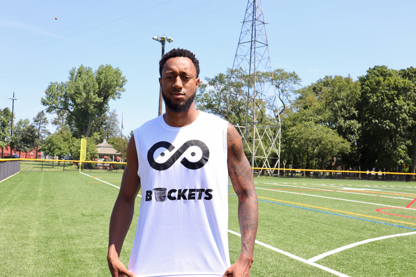 White Buckets Tank Top