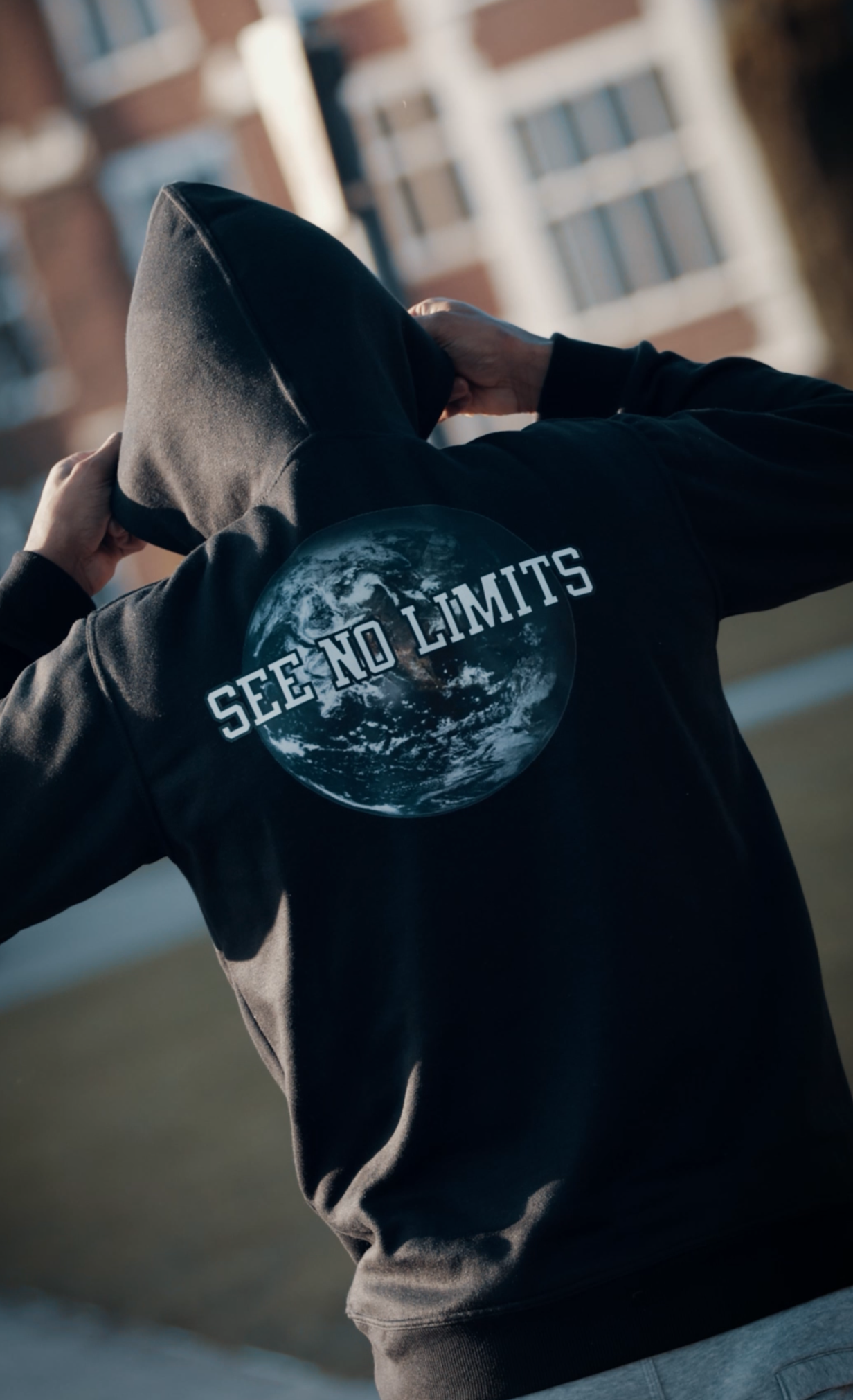 See No Limits Black Hoodie